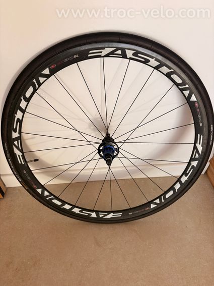 Roues carbone Easton EC90 SL à boyaux – Shimano 10V – Excellent état - 3