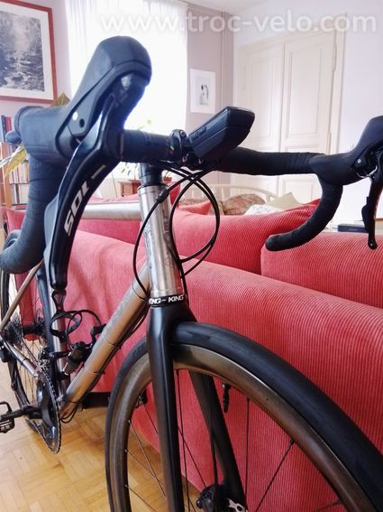 Vélo de route titane - Leon Genus (2024) en taille 56 (L) - 4
