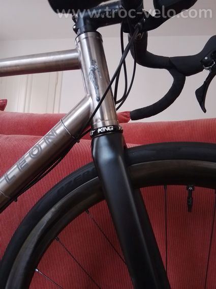 Vélo de route titane - Leon Genus (2024) en taille 56 (L) - 5