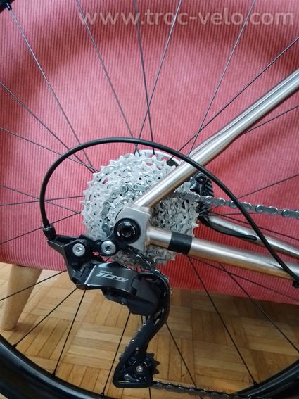 Vélo de route titane - Leon Genus (2024) en taille 56 (L) - 7
