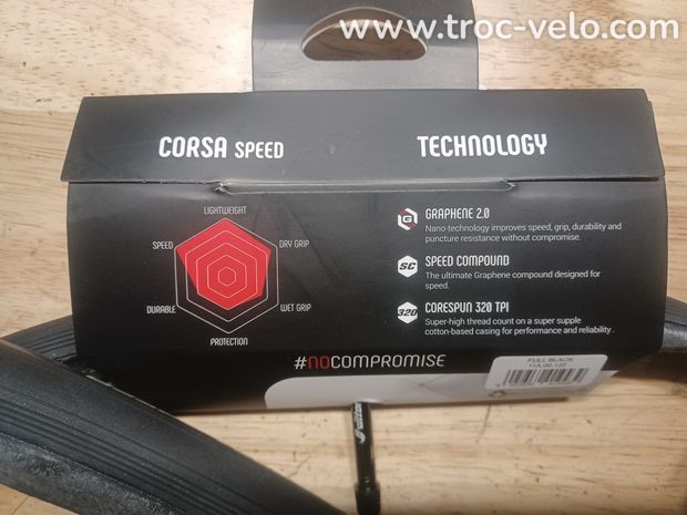 VITTORIA "BOYAU" 25MM CORSA SPEED GRAPHENE 2.0 - 1