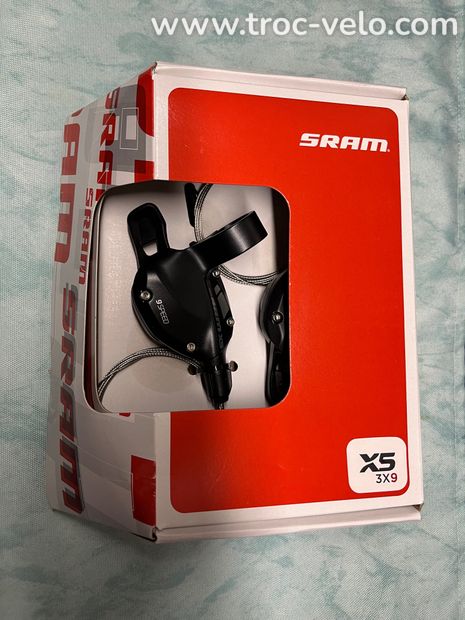 Manettes sram x5 2-9V - 1