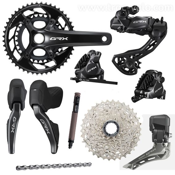 Groupe complet Shimano GRX 825 DI2 172mm