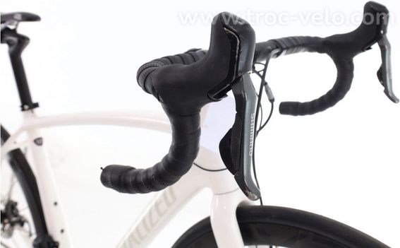 Produit Reconditionne Specialized Roubaix Di2 11v Blanc Velo De Route Tres Bon Etat - 6