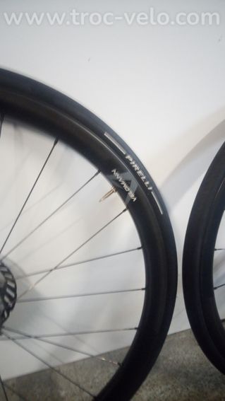 Paire de roues carbone Velomann Palladium 33 - 2