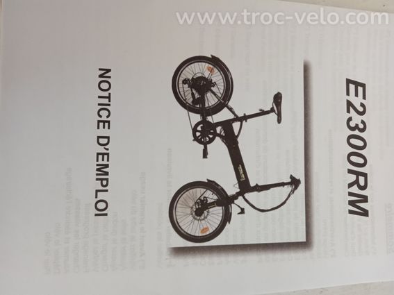 Vend vélo électrique pliant marque 0rus