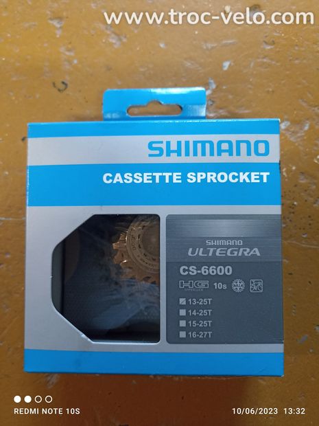 cassette SHIMANO ULTEGRA 6600 13X25 - 1