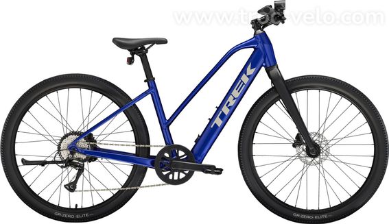 Velo De Fitness Electrique Trek Dual Sport 2 Stagger Lt Shimano Acera 8v 250 Wh 27 5 Bleu 2025 Velo D Exposition