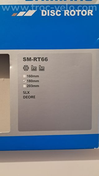 Disque shimano 180mm - 2