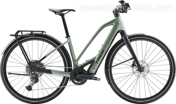 Velo De Ville Electrique Trek Fx 7 Mid Step Shimano Cues 10v 360wh 700mm Vert 2025 Velo D Exposition