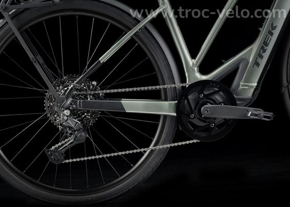 Velo De Ville Electrique Trek Fx 7 Mid Step Shimano Cues 10v 360wh 700mm Vert 2025 Velo D Exposition - 5