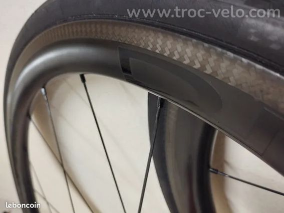 Roues carbone DMag Wheels à pneus, vélo route course carbone  - 3