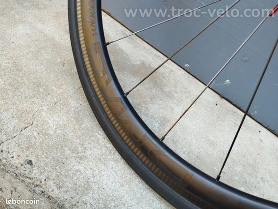 Roues carbone DMag Wheels à pneus, vélo route course carbone  - 4