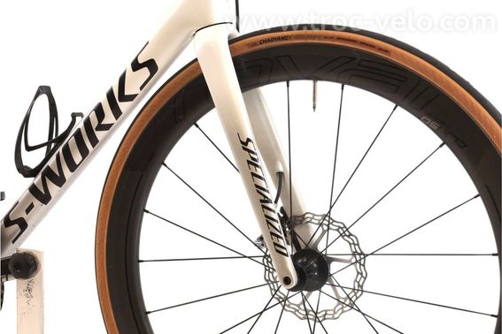 Produit Reconditionne Specialized S Works Tarmac Sl6 Axs 12v Blanc Velo De Route Tres Bon Etat - 5