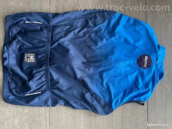 4 vestes vélo coupe vent Santini TXS/S/M/XL homme neufs - 2