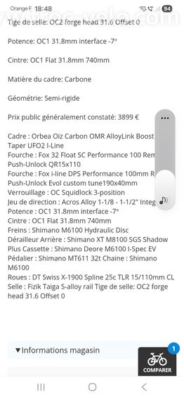 Vtt orbea oiz m30 - 7