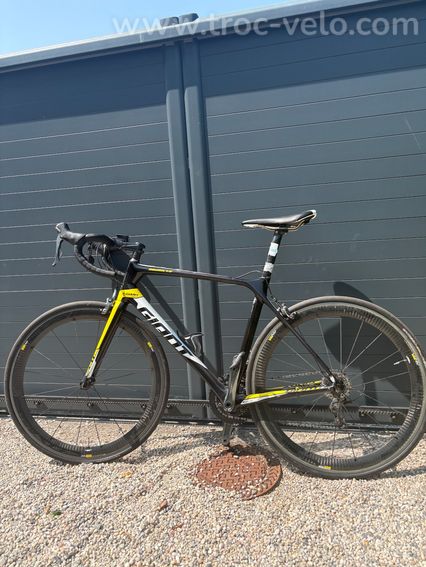 Vélo de route carbone Giant TCR Advanced - Taille ML - Roues Mavic Cosmic SLE - 3
