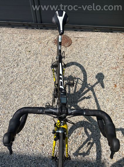 Vélo de route carbone Giant TCR Advanced - Taille ML - Roues Mavic Cosmic SLE - 8