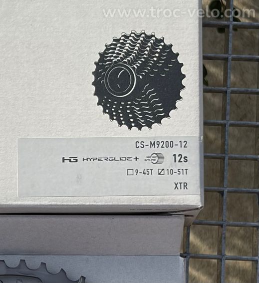 Cassette Shimano XTR M9200 10/51 - 2