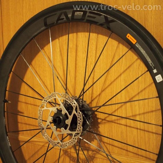 Paire Roue en carbone CADEX 36 Disc Tubelesse - 3
