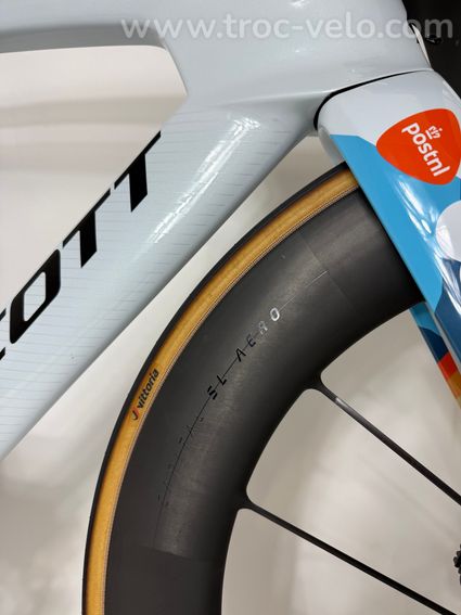 Offre -200 € , SCOTT PLASMA 7 EQUIPE PRO DSM TAILLE M, couleur DSM Blanc Le Dernier. - 5