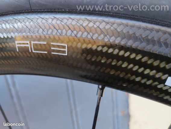 Roues carbone Fulcrum Racing Speed 40C AC3 à pneus, vélo route course - 3