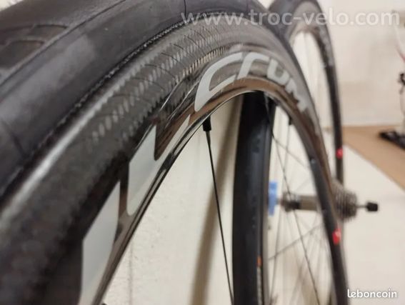Roues carbone Fulcrum Racing Speed 40C AC3 à pneus, vélo route course - 4