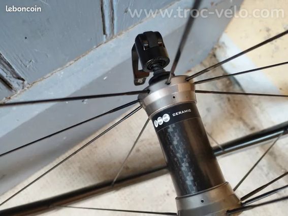 Roues carbone Fulcrum Racing Speed 40C AC3 à pneus, vélo route course - 5