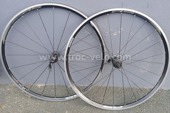 Roues aluminium Shimano RS010 622x15c QR