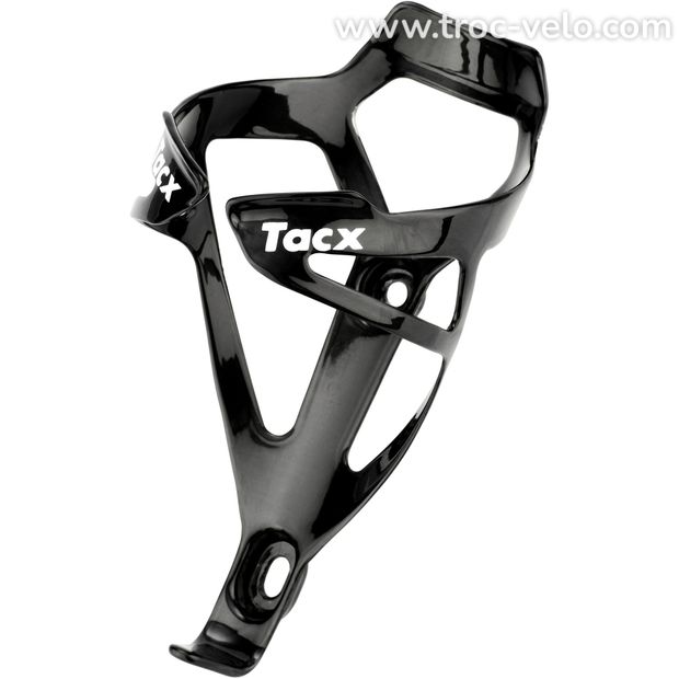 2 Porte-Bidons TACX DEVA CARBONE Super Léger - Noir Brillant - 1