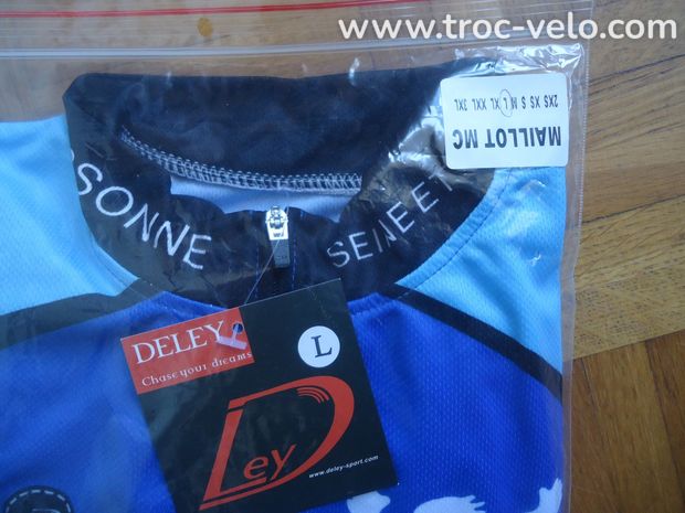 Maillot manches courtes Taille L champion departemental - 2