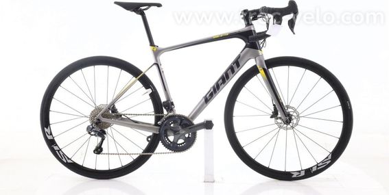 Produit Reconditionne Giant Defy Advanced Pro 1 Di2 11v Gris Velo De Route Tres Bon Etat