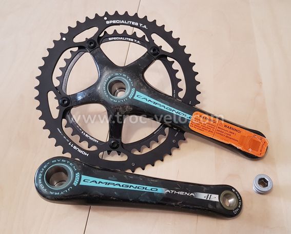 Pédalier Campagnolo Athena carbone 11v 172.5mm 52/39