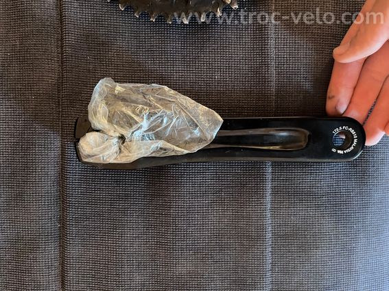 Pédalier Shimano avec deuxième jeu de plateau - 6
