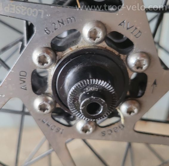 Roues DT SWISS  disque Gravel VTT 27.5  - 5