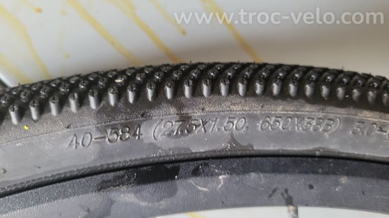 Roues DT SWISS  disque Gravel VTT 27.5  - 9