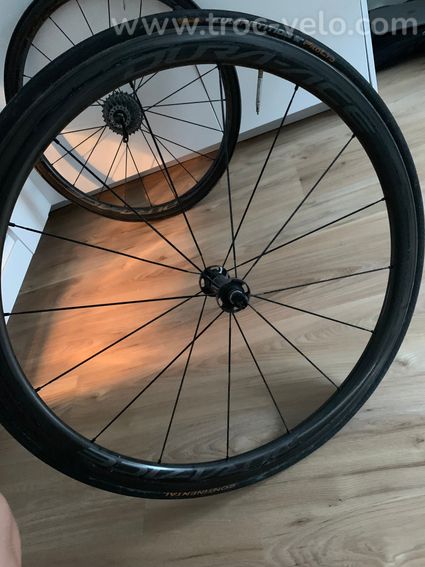 Paire de roues Simano Dura-Ace carbone boyau - 2