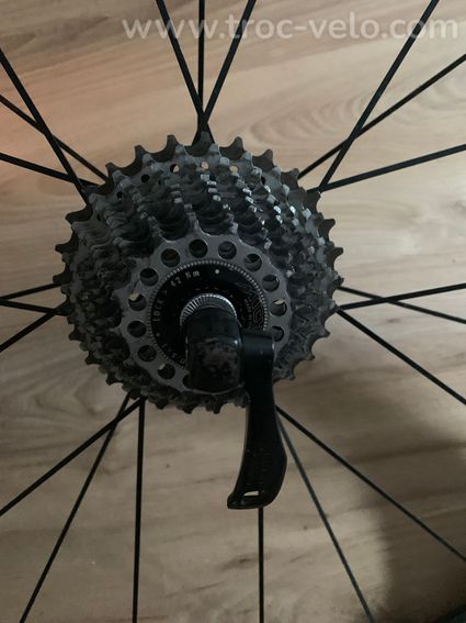 Paire de roues Simano Dura-Ace carbone boyau - 3