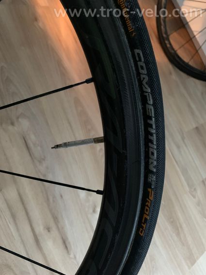 Paire de roues Simano Dura-Ace carbone boyau - 5