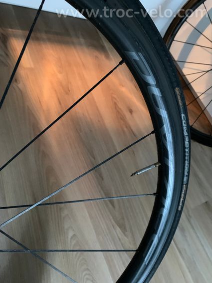 Paire de roues Simano Dura-Ace carbone boyau - 6