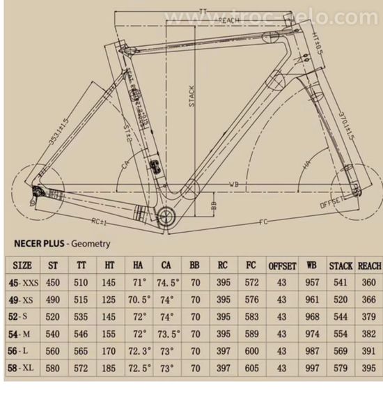 Vélo route carbon Hélium proteam xs - 7