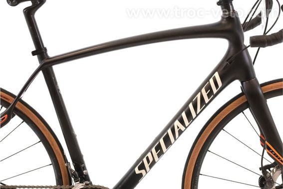 Produit Reconditionne Specialized Roubaix Noir Velo De Route Bon Etat - 2