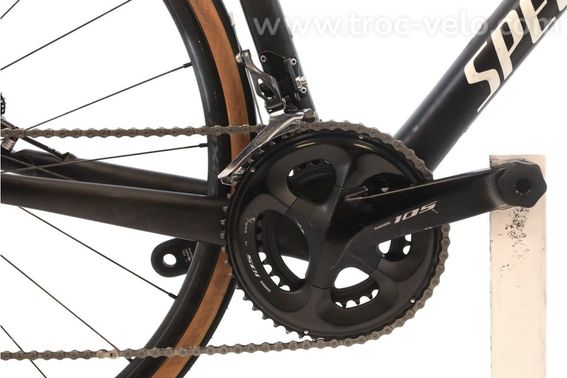 Produit Reconditionne Specialized Roubaix Noir Velo De Route Bon Etat - 4