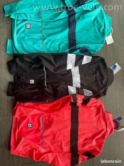 3 vestes vélo Santini Coral automne femme TM neuves - 3