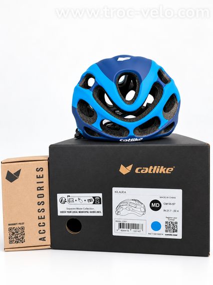 Casque vélo CATLIKE KILAUEA 55-57 cm Bleu neuf jamais utilisé - 3