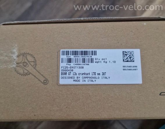 Campagnolo Ekar GT pedalier - 2