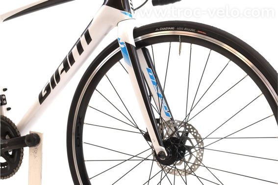 Produit Reconditionne    Giant Defy Advanced 2    Blanc   Velo De Route   Tres Bon Etat - 5