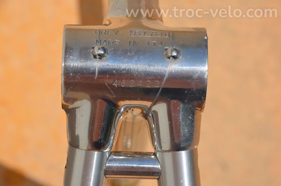 Cadre et fourche de vélo de course vintage Alan Record en tubes aluminium - 15