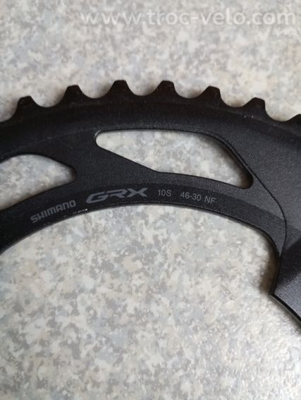Shimano Plateau GRX FC-RX600- 10 v  46 dents. - 2
