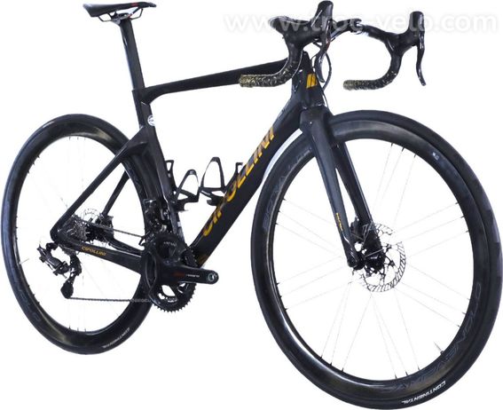 Velo De Route Cipollini Nk1k Db Campagnolo Super Record Eps 12v 700 Mm Carbon Noir Or 2021 Produit Reconditionne Bon Etat - 2